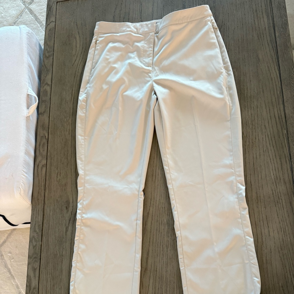 Cream Satin Pants